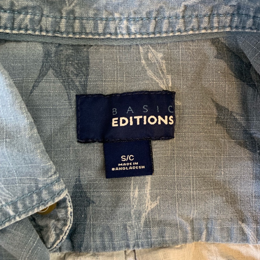 Shark/fish button up